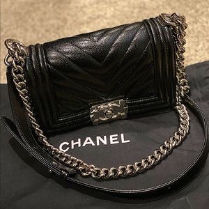 Chanel black small leboy (SOLD)